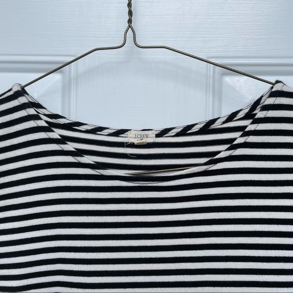 J.Crew black & white striped peplum - Picture 4 of 8